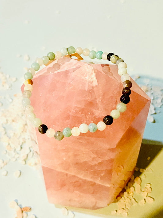 Amazonite Nature Inspired Bracelets 4mm