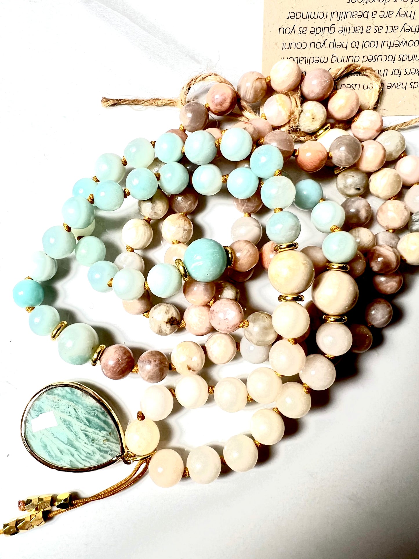 Traditional Meditation Gemstone Mala