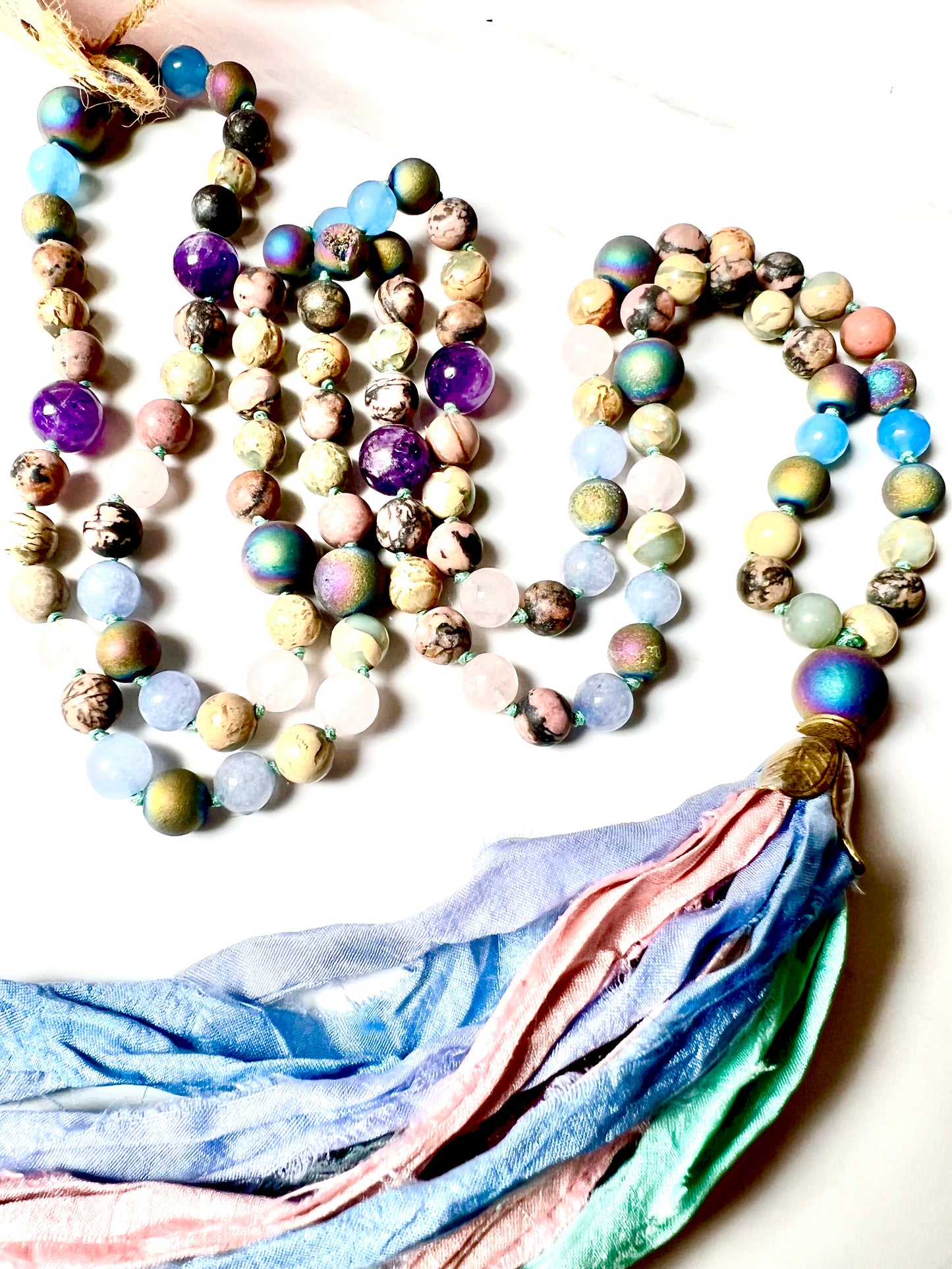 Traditional Meditation Gemstone Mala