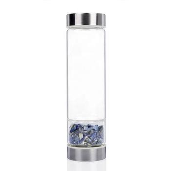 Water Bottle, Gemstone Crystal Blue Lapis Lazuli, Stone of Wisdom