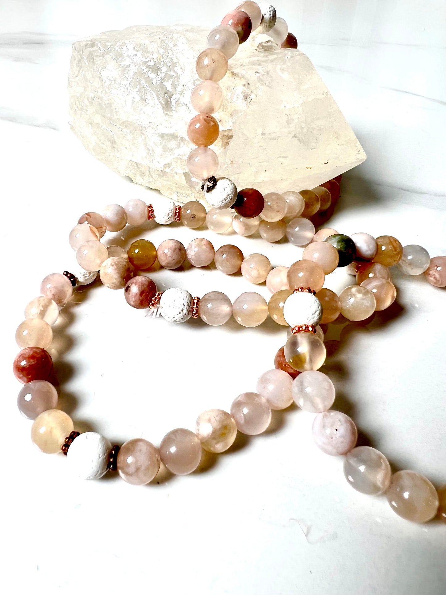 Bracelet, Cherry Blossom, Stone of emotional nurturing