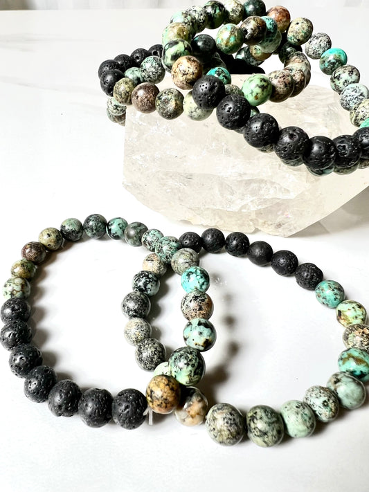 Bracelet, African Turquoise, Stone of Healing