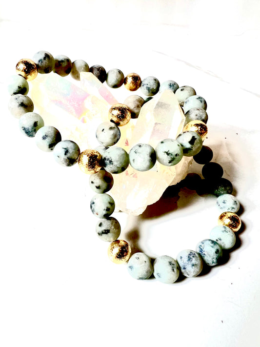 Bracelet, Green Agate, Stone of Peace