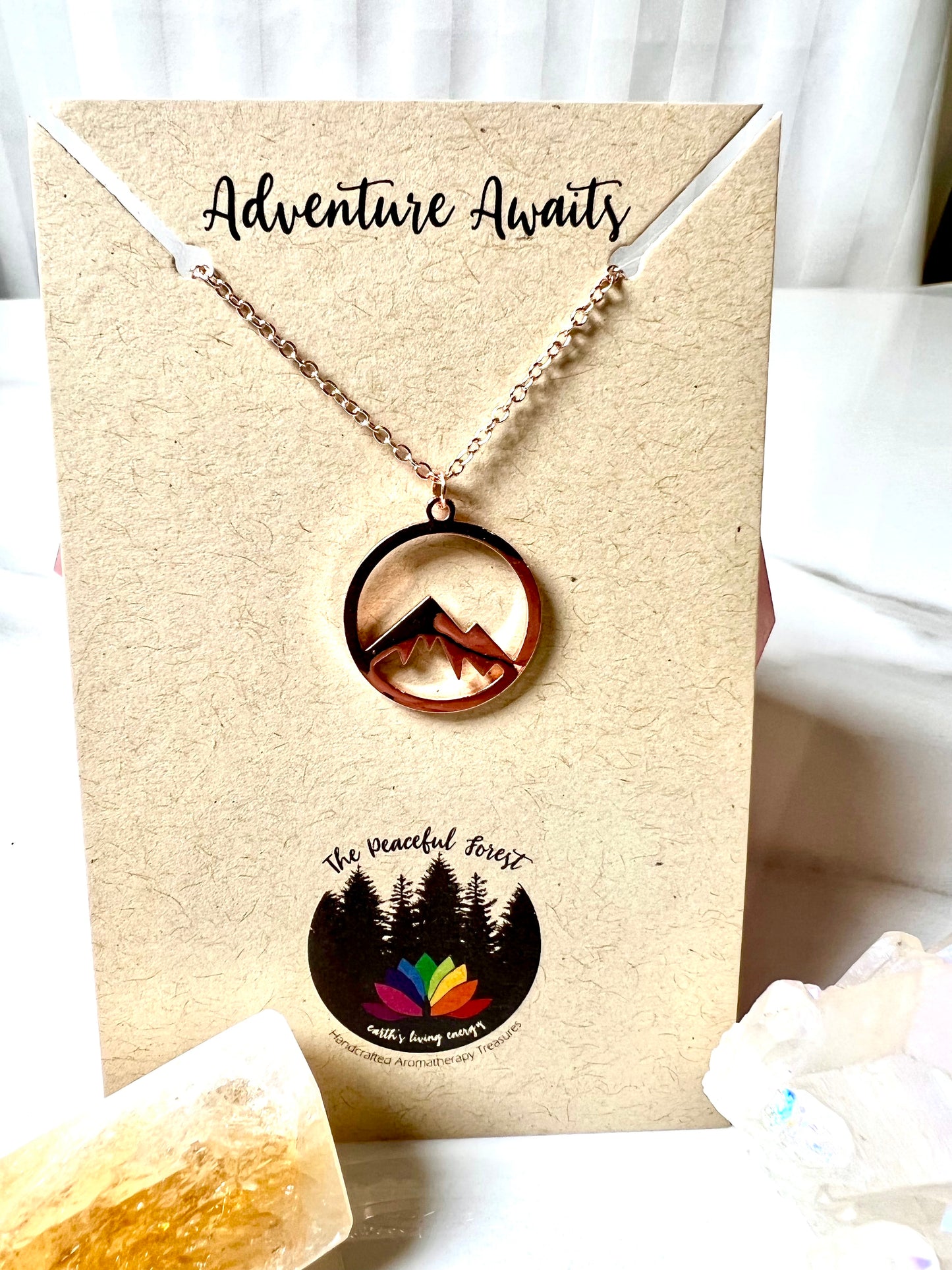 Necklace Mountain Inspired Circle Mountain Range