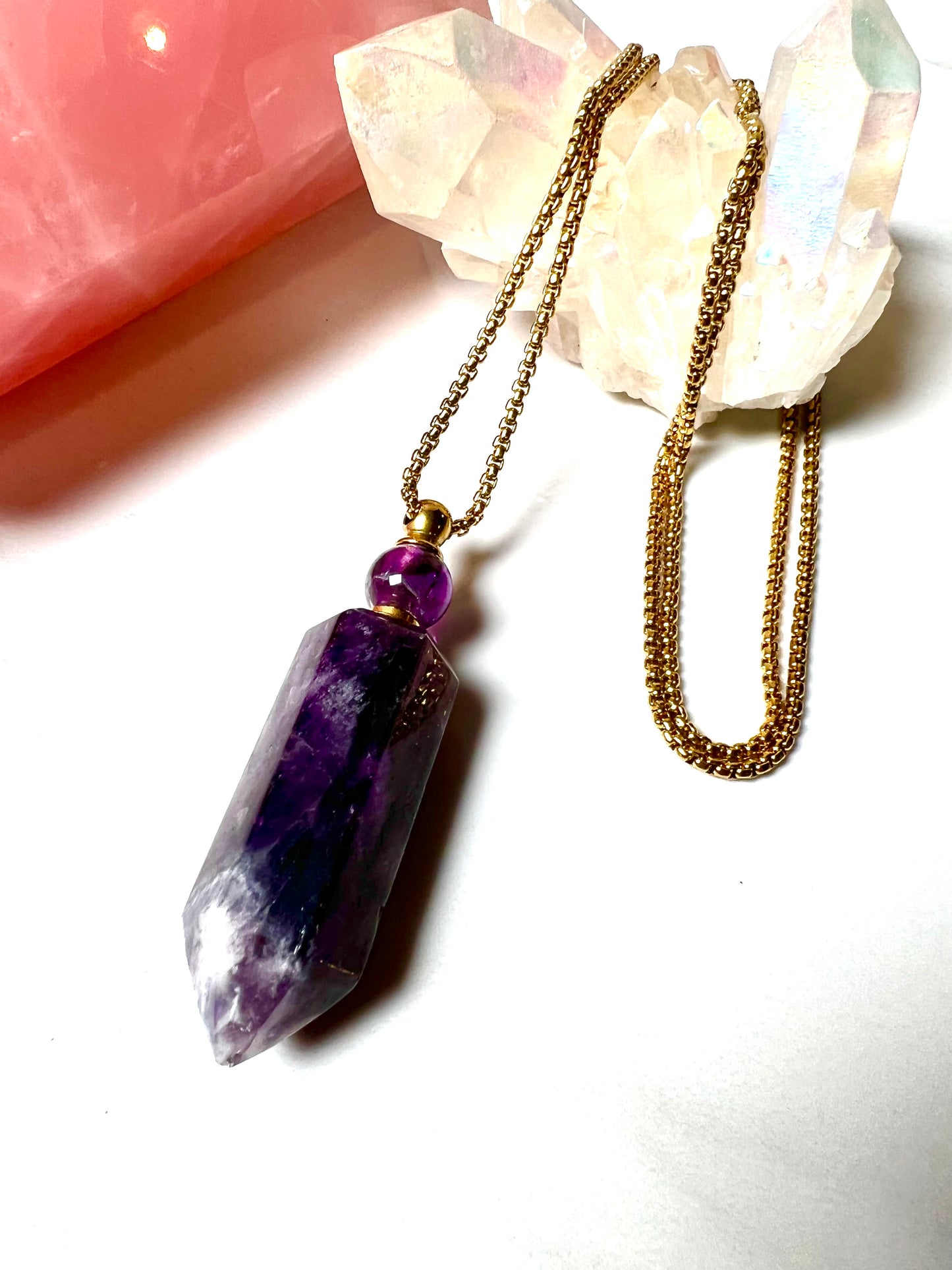 Gemstone Necklace, Amethyst, Stone of Spirituality