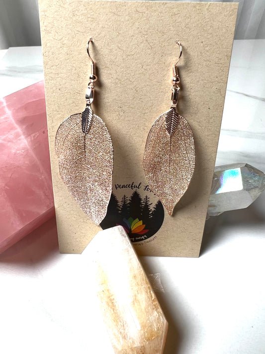 Earrings Mountain Inspired Leaf Earrings