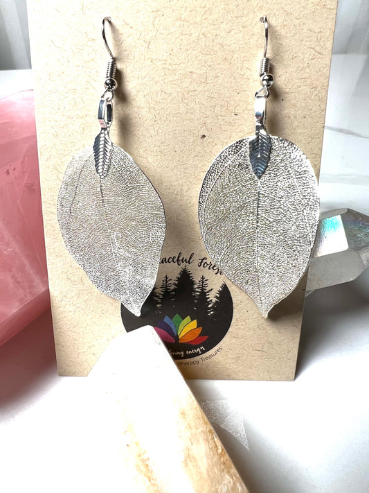 Earrings Mountain Inspired Leaf Earrings