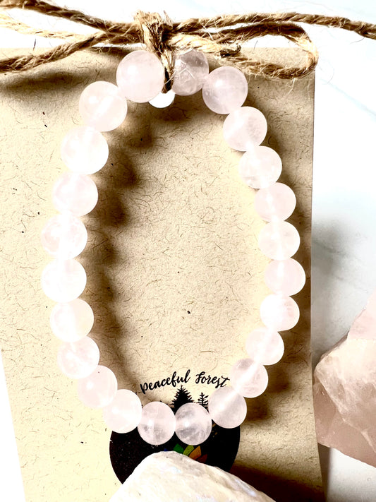 Bracelet Rose Quartz, Stone of Unconditional Love